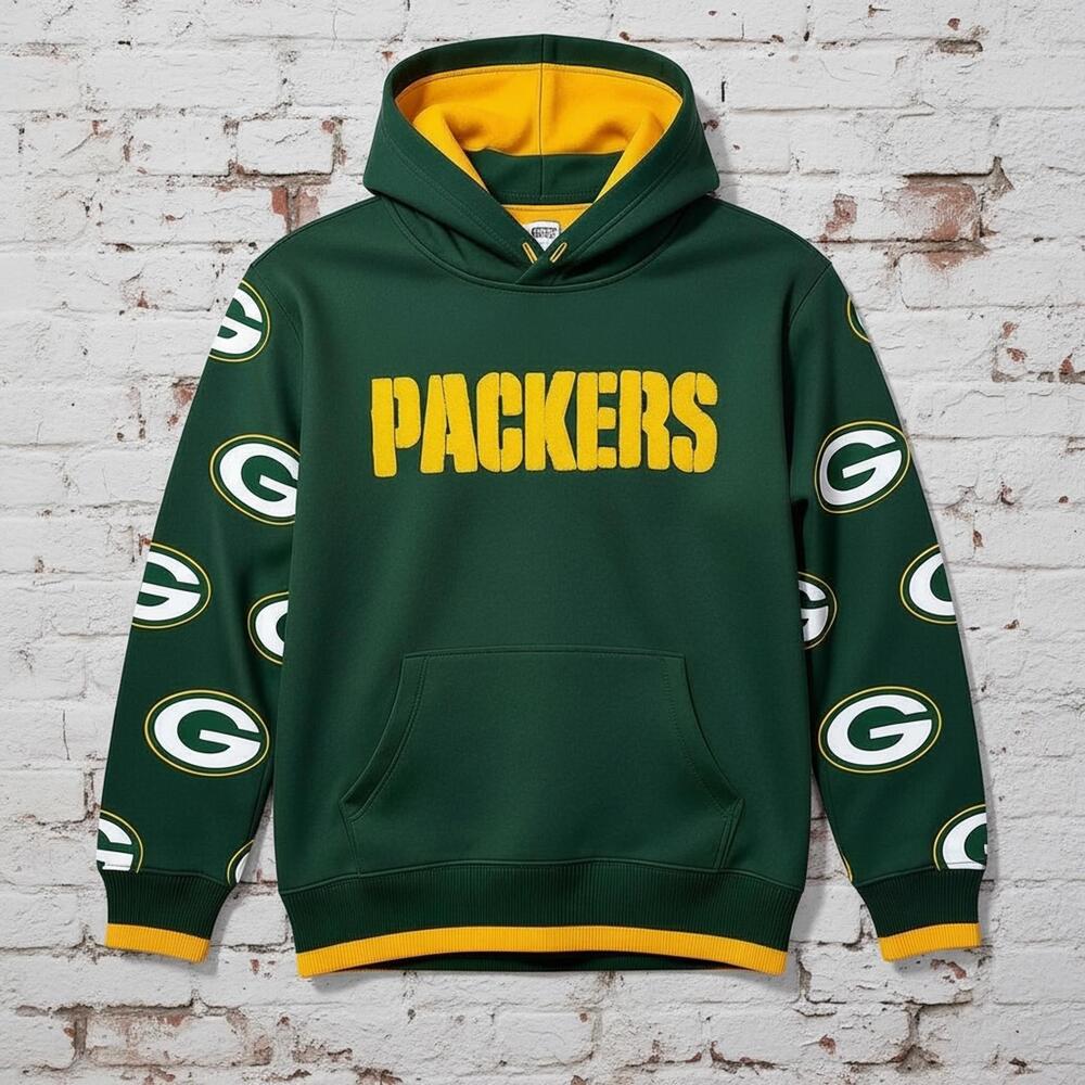 Youth Green Bay Packers NFL Hoodie Sweatshirt